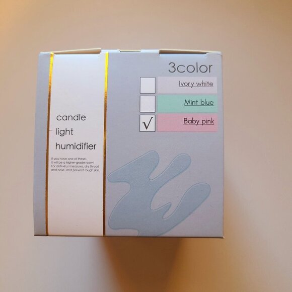*2 for $30* Faux Candle x Humidifier - Fairyland Life - Baby Pink - Picture 5 of 5